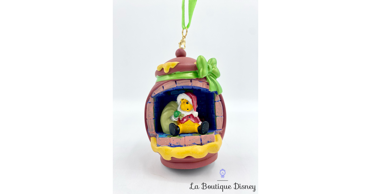 Ornement Noël Sketchbook Winnie l'ourson cheminée lumineux Disney Store